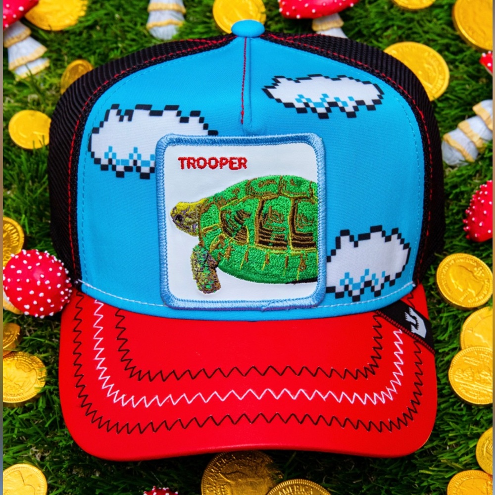 NIB Limited Edition Goorin Brothers “Trooper” Turtle Trucker Hat